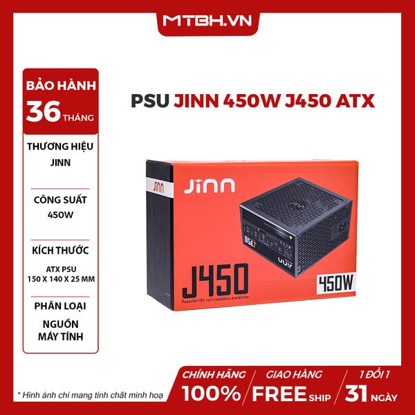 Nguồn Jinn 450W J450 ATX