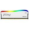 RAM KINGSTON DDR4 16GB FURY BEAST RGB WHITE SE BUSS 3200MHz