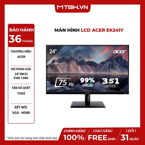 MÀN HÌNH LCD ACER EK241Y 23.8