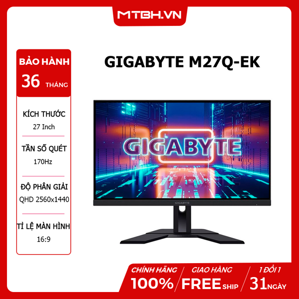 MÀN HÌNH LCD GAMING GIGABYTE M27Q-EK 27