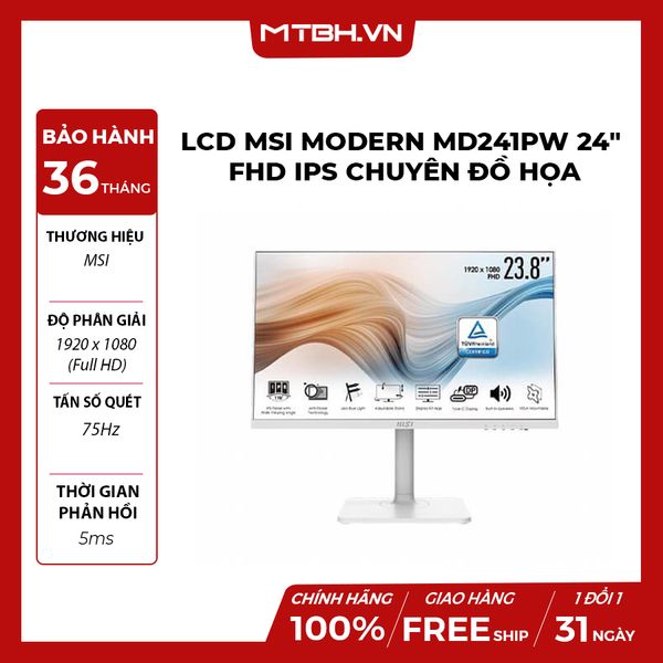 MÀN HÌNH LCD MSI MODERN MD241PW 24