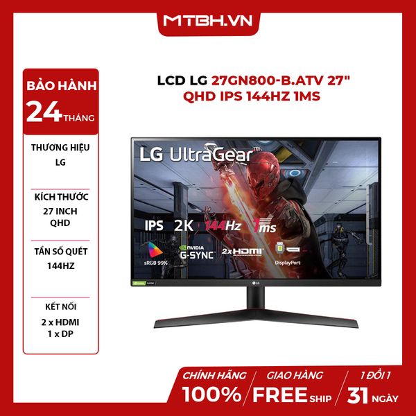 MÀN HÌNH LCD LG 27GN800-B.ATV 27