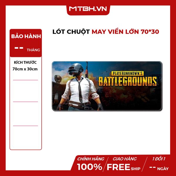 LÓT CHUỘT MAY VIỀN LỚN 70*30