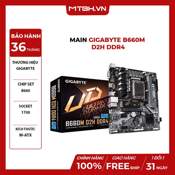 Main Gigabyte B660M D2H DDR4