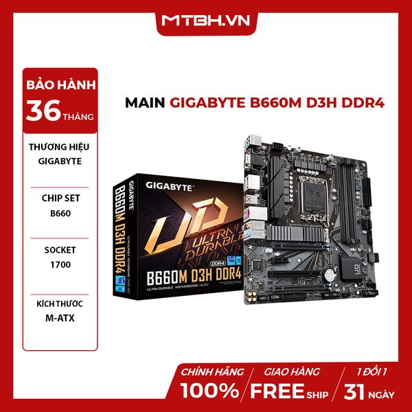 Main Gigabyte B660M D3H DDR4