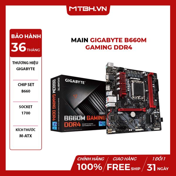 Main Gigabyte B660M GAMING DDR4