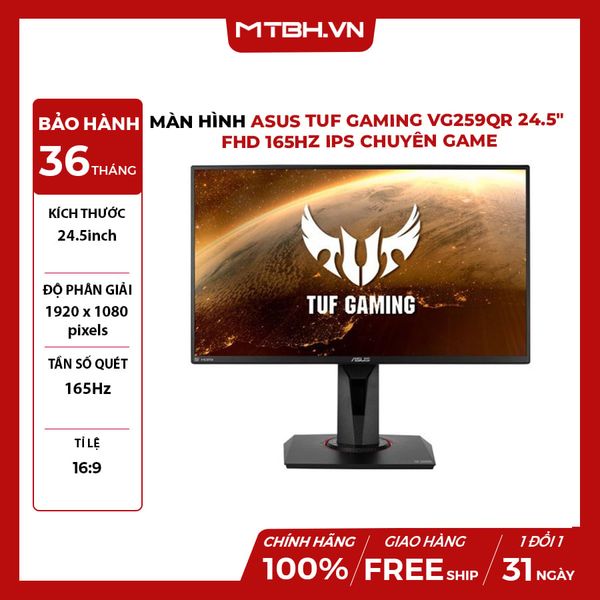 MÀN HÌNH ASUS TUF GAMING VG259QR 24.5