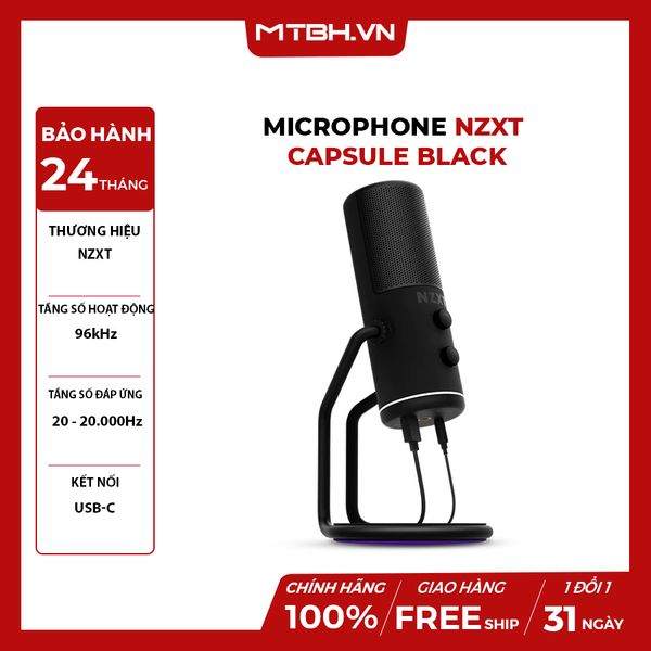 Microphone NZXT Capsule Black