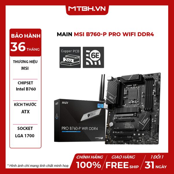 Main MSI B760-P PRO WIFI DDR4