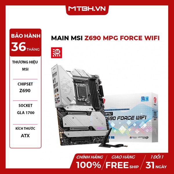 MAIN MSI Z690 MPG FORCE WIFI (INTEL Z690, SOCKET 1700, ATX, 4 KHE RAM DDR5)