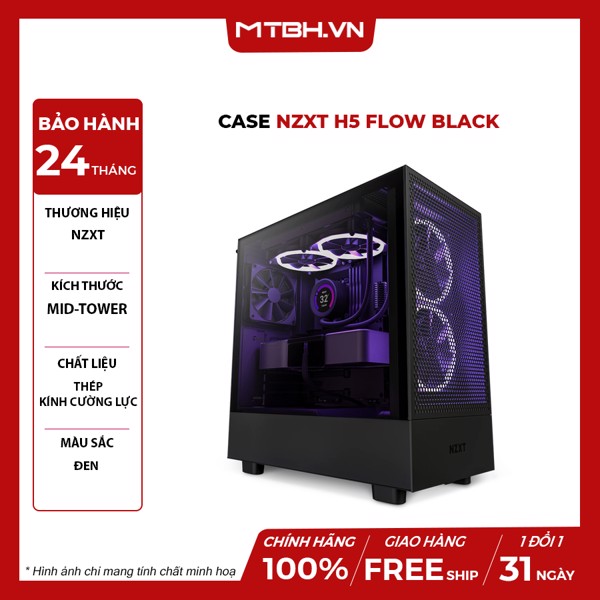 Case NZXT H5 Flow Black
