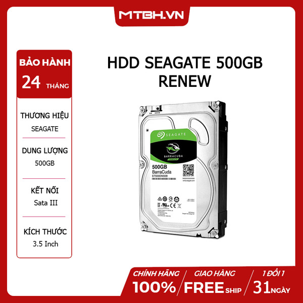 HDD SEAGATE/WD 500GB RENEW BH 24TH