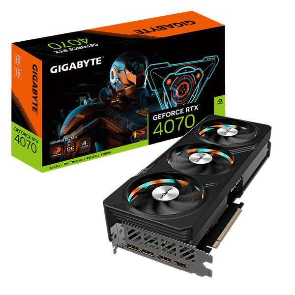 VGA Gigabyte RTX 4070 GAMING 12GB OC-12GD