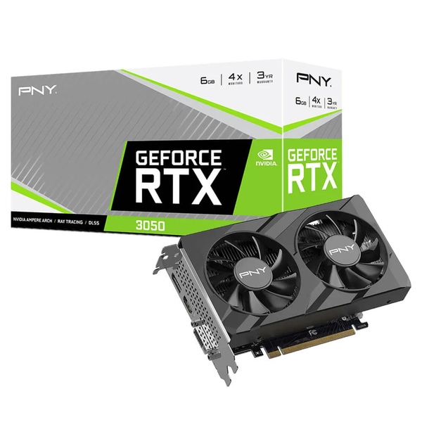 VGA PNY RTX 3050 6GB VERTO Dual Fan