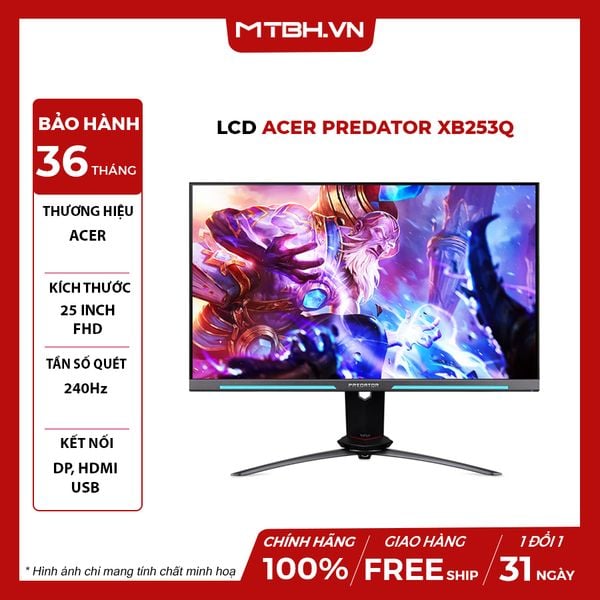 MÀN HÌNH LCD ACER PREDATOR XB253Q GX 25