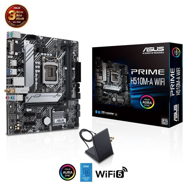 Main Asus H510M-A Prime Wifi (Intel LGA 1200, mATX, 2 khe RAM DDR4)