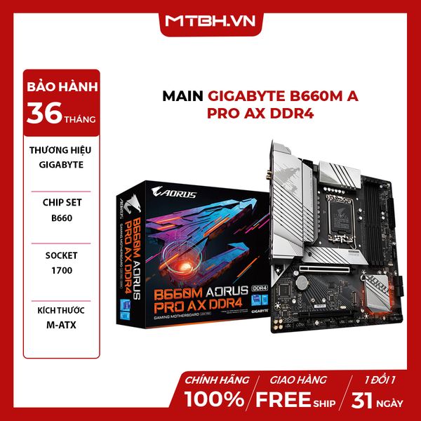 Main Gigabyte B660M A PRO AX DDR4