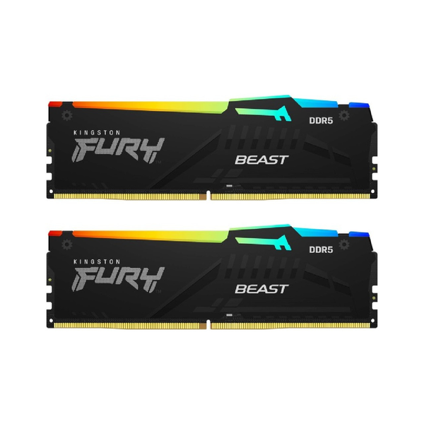 RAM DDR5 16GB Kingston Fury Beast RGB 5600mHZ KIT (8GBX2)