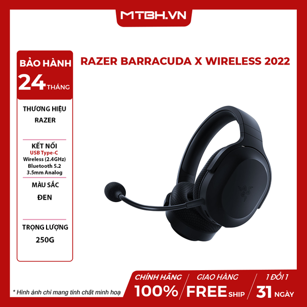 Tai Nghe Razer Barracuda X Wireless 2022