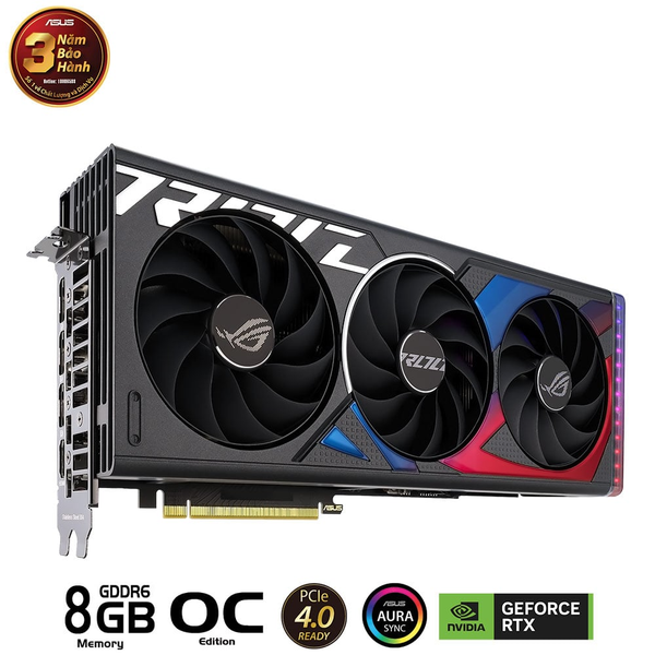 VGA ASUS RTX 4060 TI ROG STRIX O8G GAMING