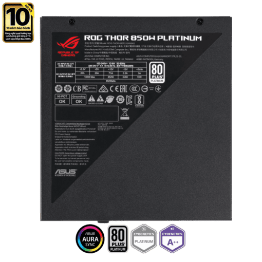 NGUỒN ASUS 850W Rog Thor 850P2 80 PLUS Platinum