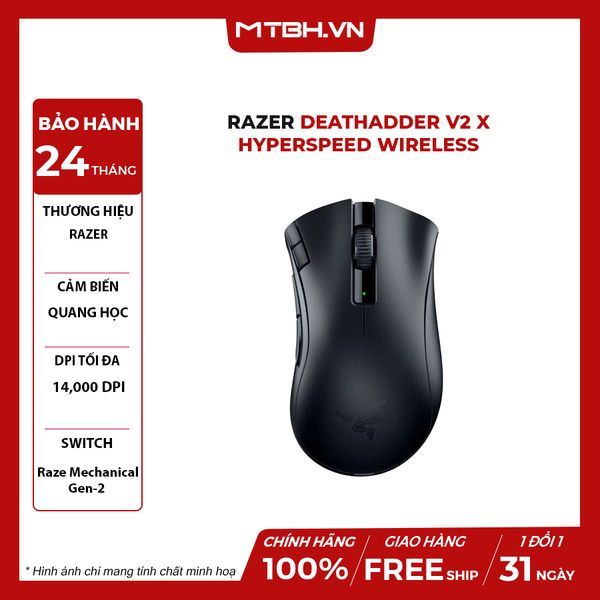 Chuột Razer Deathadder V2 X HyperSpeed Wireless