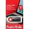 USB SANDISK 16GB CRUZER DIAL SDCZ57 BLACK NEW BH 24TH