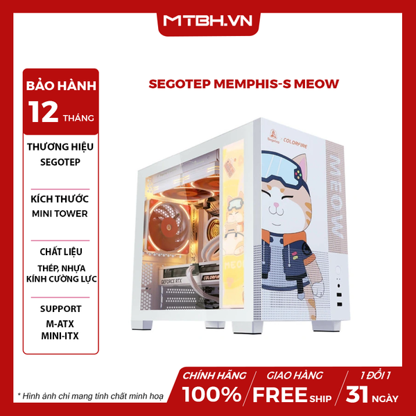 Case Segotep Memphis-S Meow (Mini Tower/ No Fan)