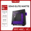 CASE NZXT S340 ELITE MATTE MID TOWER BLACK/PURPLE (LIMITED EDITION) NEW