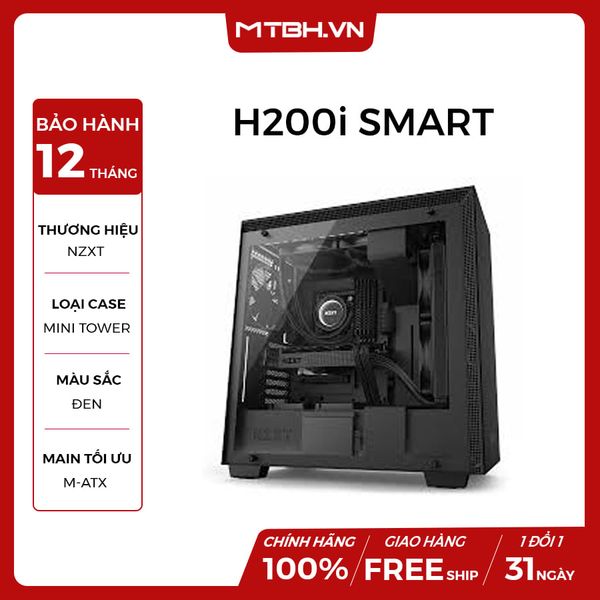 CASE NZXT H200i SMART ATX BLACK NEW