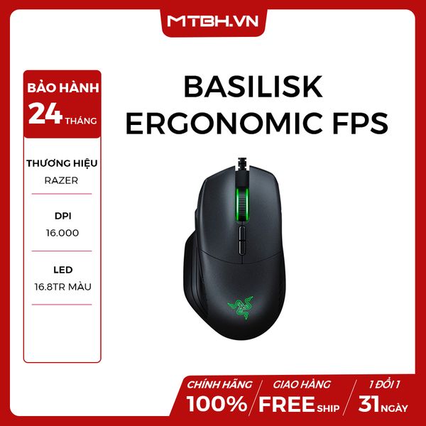 CHUỘT Razer BASILISK FPS Gaming NEW