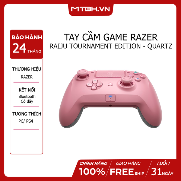 TAY CẦM GAME Razer Raiju Tournament Edition - Quartz