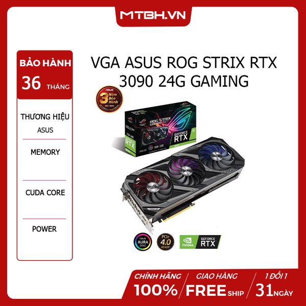 VGA ASUS ROG STRIX RTX 3090 24G GAMING