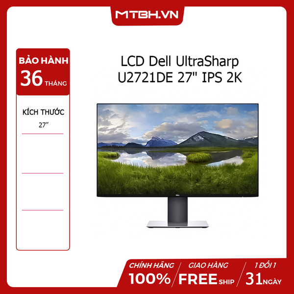 MÀN HÌNH DELL ULTRASHARP U2721DE 27