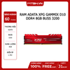 RAM DDR4 8GB ADATA XPG GAMMIX D10 BUSS 3200 TẢN NHIỆT NHÔM RED