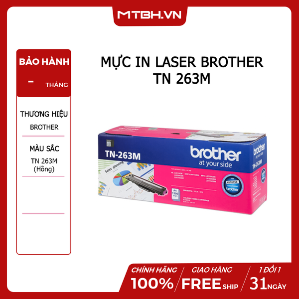 MỰC IN LASER BROTHER TN 263M