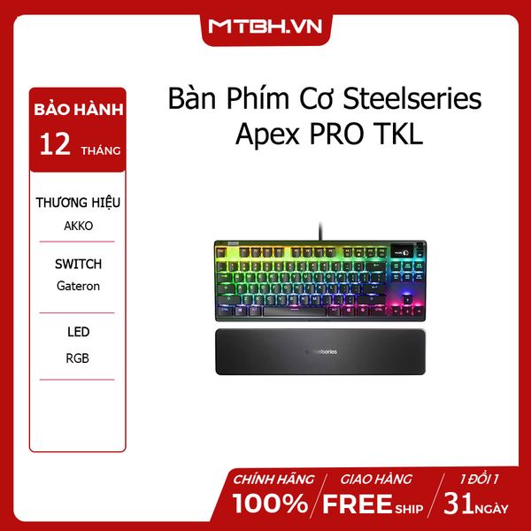 Bàn Phím Cơ Steelseries Apex PRO TKL