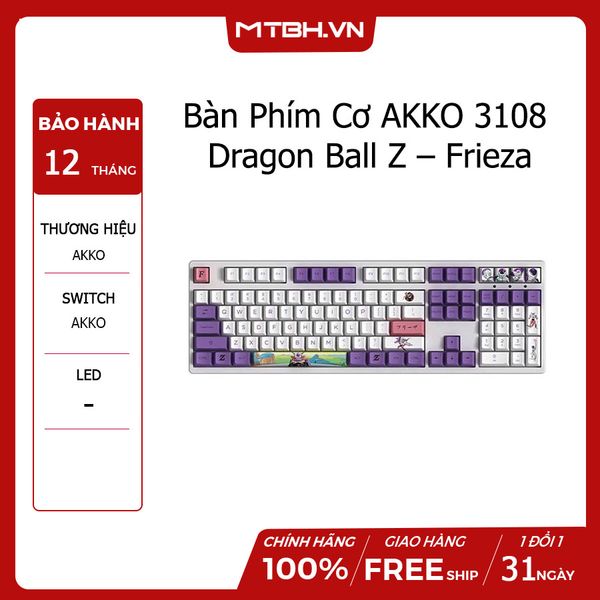 Bàn Phím Cơ AKKO 3108 Dragon Ball Z – Frieza (Akko switch)