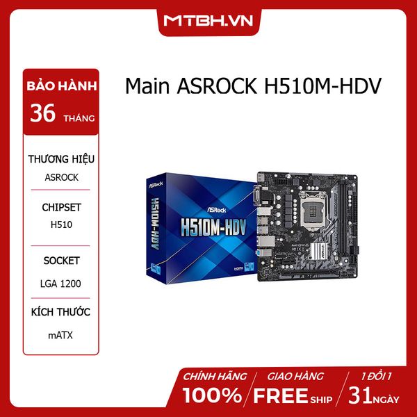 Main ASROCK H510M-HDV M2