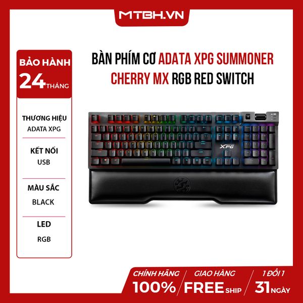 BÀN PHÍM CƠ ADATA XPG SUMMONER CHERRY MX RGB RED SWITCH