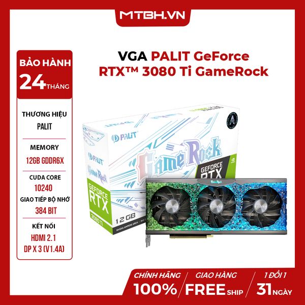 VGA PALIT RTX 3080 Ti GameRock 12GB GDDR6X