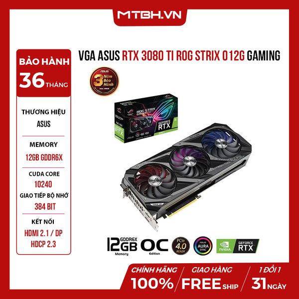 VGA Asus RTX 3080 Ti ROG STRIX O12G GAMING