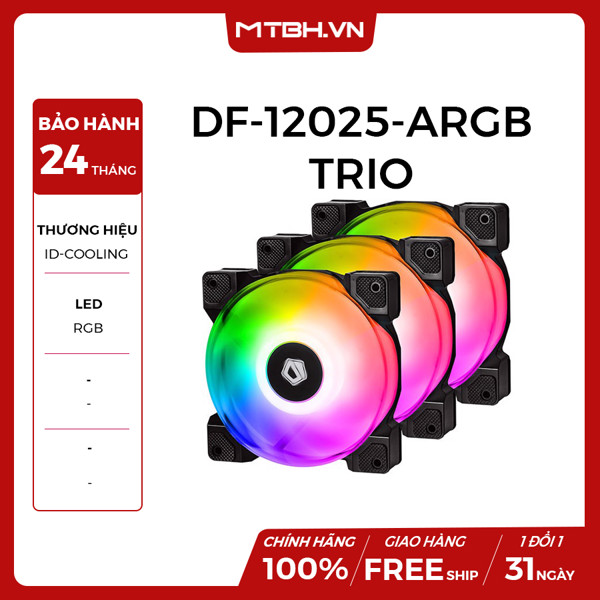 FAN CASE ID-COOLING DF-12025-ARGB TRIO (3pcs Pack)