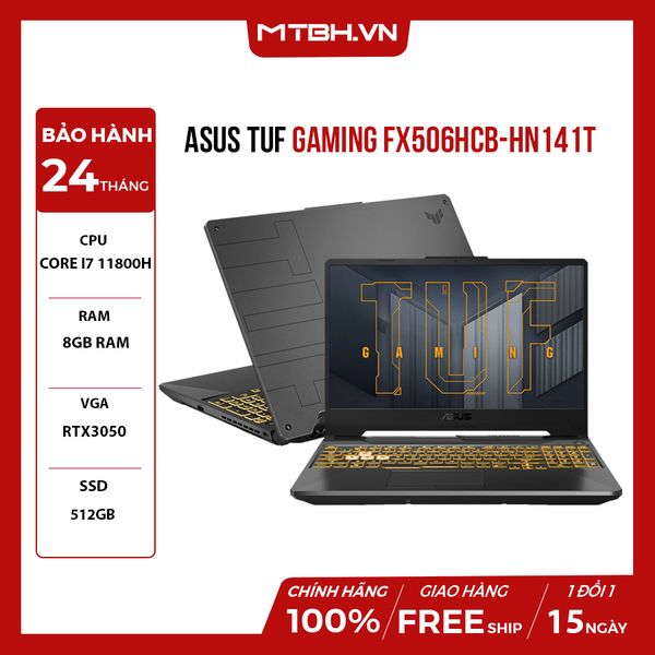 LAPTOP ASUS GAMING FX506HCB-HN141T CORE i7 11800H | GEFORCE RTX3050 | 8GB RAM | 512GB SSD | 15.6