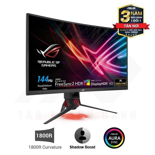 LCD ASUS 32 INCH ROG Strix XG32VQR – WQHD 144Hz - HDR VSC