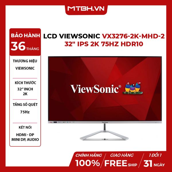 MÀN HÌNH LCD VIEWSONIC VX3276-2K-MHD-2 32