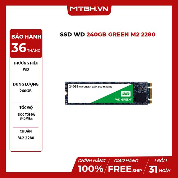 SSD WD 240GB GREEN M2 SATA