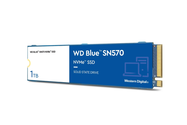 SSD WD 1TB SN570 Blue M.2 2280 PCIe NVMe 3x4 (Đọc 3500MB/s - Ghi 3000MB/s)