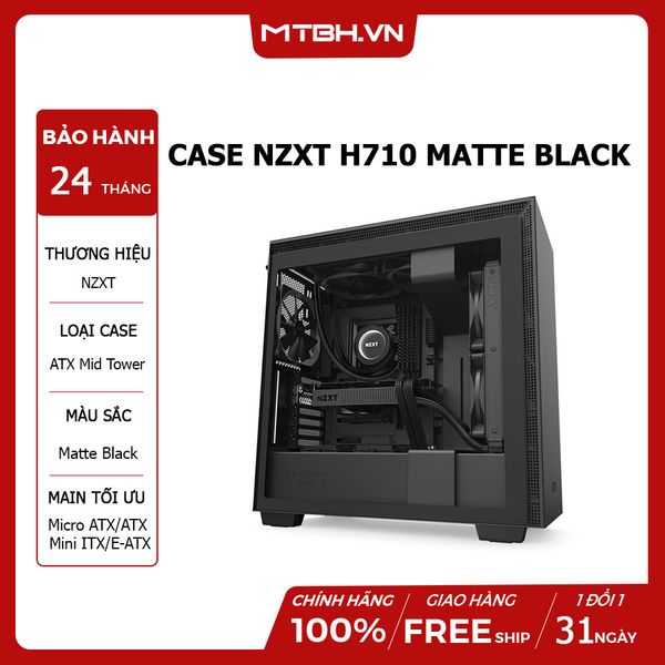 CASE NZXT H710 MATTE BLACK
