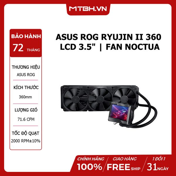TẢN NHIỆT NƯỚC AIO ASUS ROG RYUJIN II 360 - LCD 3.5